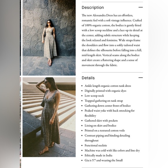 Christy Dawn Alessandra dress in Fern Flanders Poppy - Picture 12 of 13